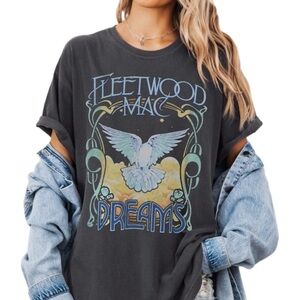 Fleetwood Mac Dreams Graphic Tee - Charcoal